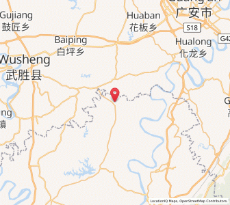 Map of Xiaojia, Chongqing