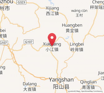 Map of Xiaojiang, Guangdong