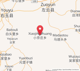 Map of Xiaojingzhuang, Shanxi