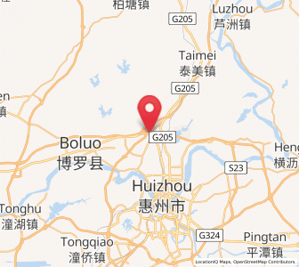 Map of Xiaojinkou, Guangdong