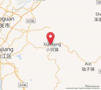 Map of Xiaokeng, Guangdong