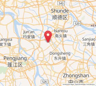 Map of Xiaolan, Guangdong