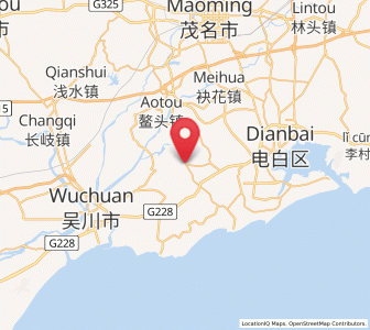 Map of Xiaoliang, Guangdong