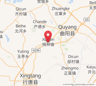 Map of Xiaolin, Hebei