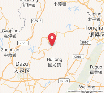 Map of Xiaolin, Chongqing