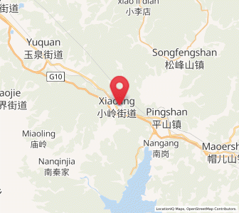 Map of Xiaoling, Heilongjiang