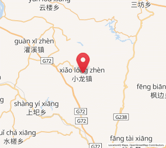Map of Xiaolong, Jiangxi