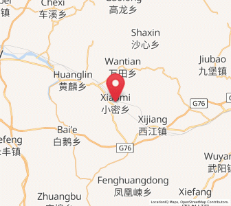 Map of Xiaomi, Jiangxi