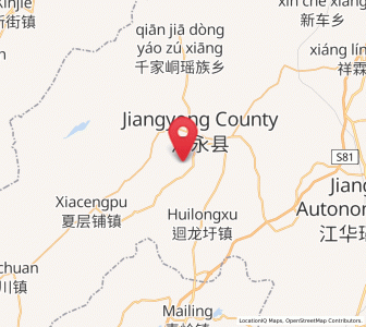 Map of Xiaopu, Hunan