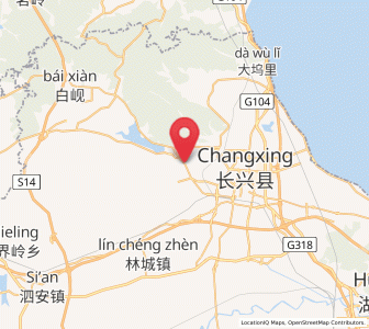 Map of Xiaopu, Zhejiang