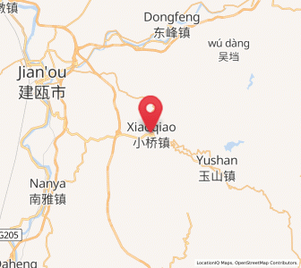 Map of Xiaoqiao, Fujian