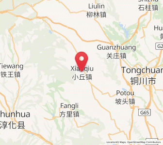 Map of Xiaoqiu, Shaanxi