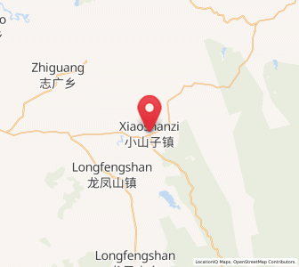 Map of Xiaoshanzi, Heilongjiang