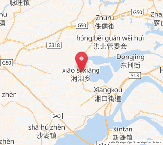 Map of Xiaosi, Hubei