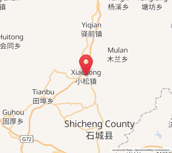 Map of Xiaosong, Jiangxi