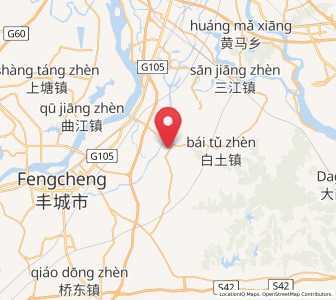Map of Xiaotang, Jiangxi