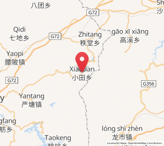 Map of Xiaotian, Hunan