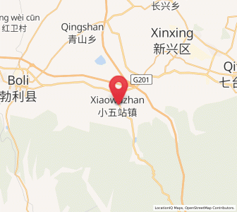 Map of Xiaowuzhan, Heilongjiang