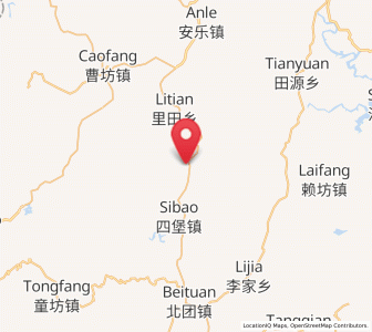 Map of Xiaoxi, Fujian