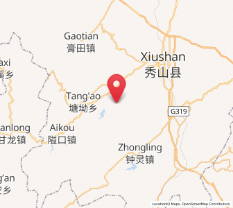 Map of Xiaoxi, Chongqing