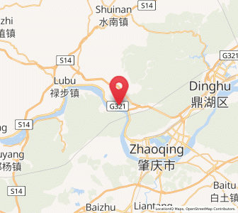 Map of Xiaoxiang, Guangdong