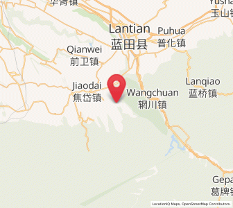 Map of Xiaozhai, Shaanxi