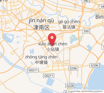 Map of Xiaozhan, Tianjin