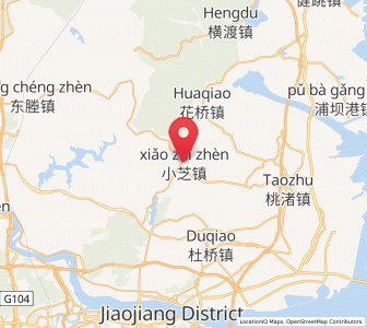 Map of Xiaozhi, Zhejiang