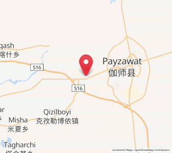 Map of Xiaputule, Xinjiang