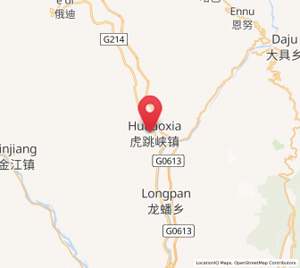 Map of Xiaqiaotou, Yunnan