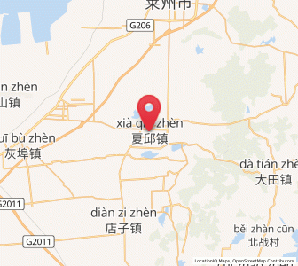 Map of Xiaqiu, Shandong
