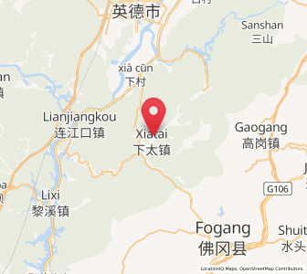Map of Xiashitai, Guangdong