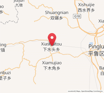 Map of Xiashuitou, Shanxi