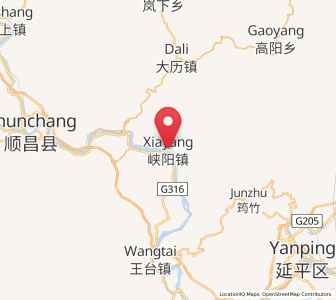 Map of Xiayang, Fujian