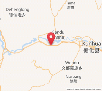 Map of Xiazhuang, Qinghai