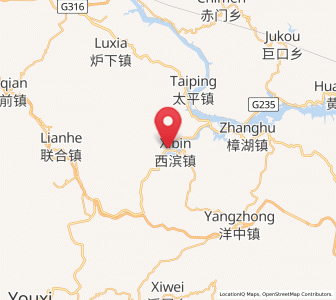 Map of Xibin, Fujian
