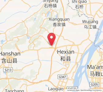 Map of Xibu, Anhui