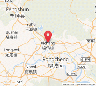 Map of Xichang, Guangdong