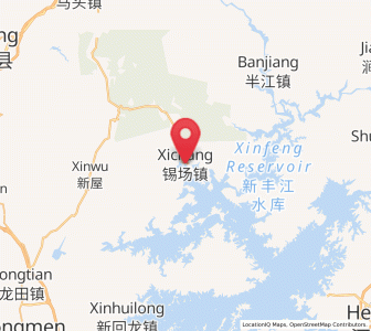 Map of Xichang, Guangdong