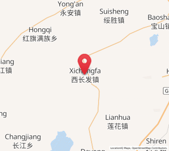 Map of Xichangfa, Heilongjiang