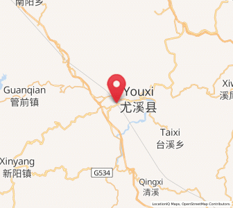 Map of Xicheng, Fujian