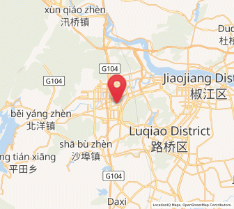 Map of Xicheng, Zhejiang