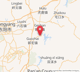Map of Xichou, Zhejiang