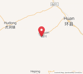 Map of Xichuan, Gansu