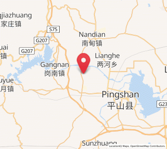 Map of Xidawu, Hebei