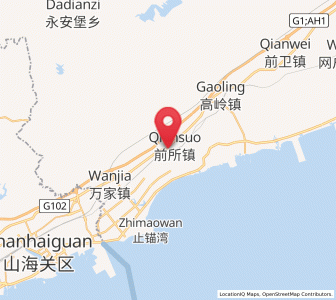Map of Xidianzi, Liaoning