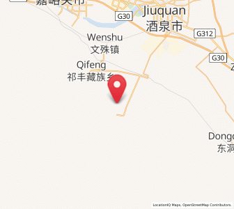 Map of Xidong, Gansu