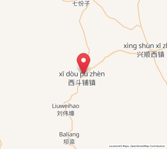 Map of Xidoupu, Inner Mongolia