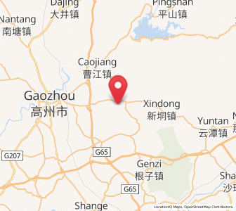 Map of Xieji, Guangdong