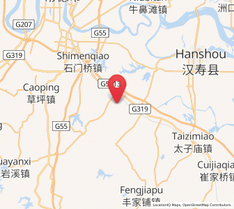 Map of Xiejiapu, Hunan